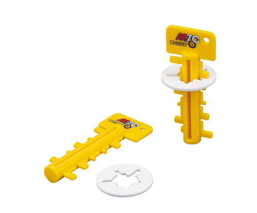 KEY-MAZE מפתח פאזל עם מיתוג לוגו,שי לתערכות