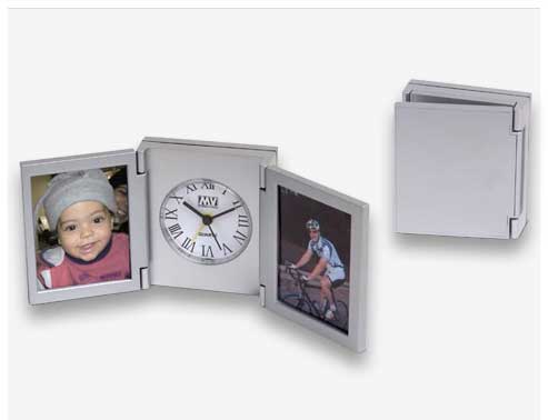 "ספקטרה" שעון מעורר ומתקפל עם שתי מסגרות