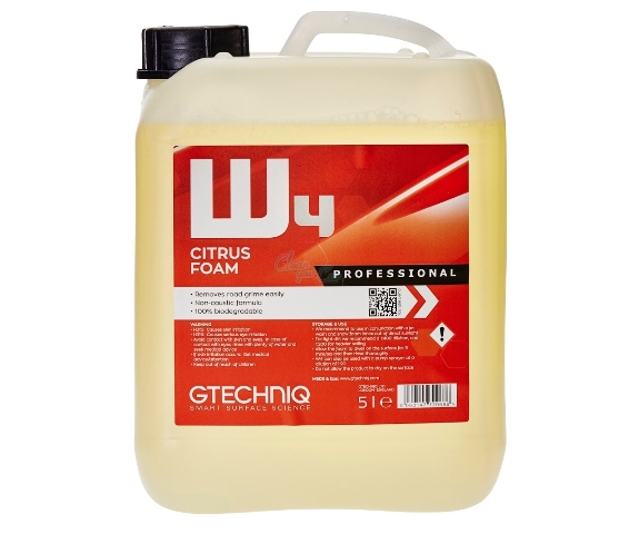 שמפו מקציף לרכב נטול כימיקלים W4 Citrus Foam 5L