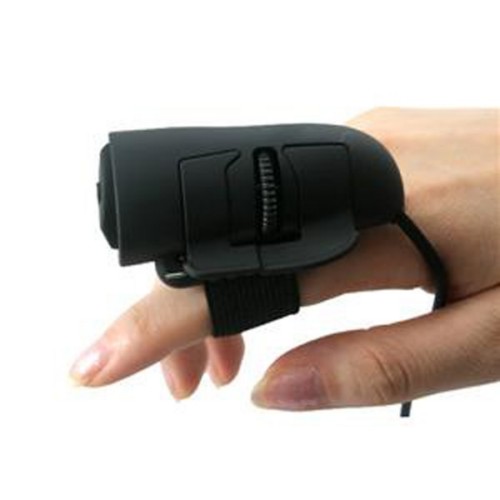 עכבר אצבע Fingertip USB (שחור)