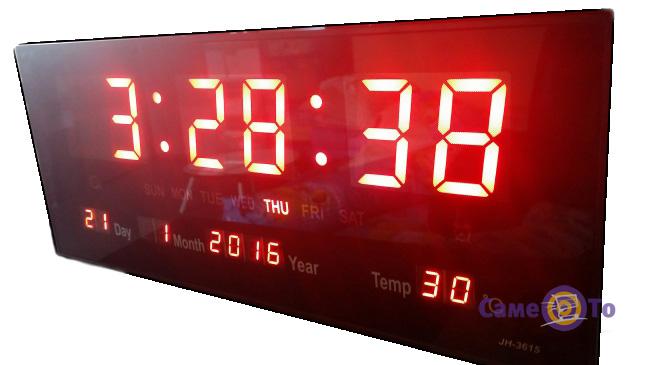 שעון קיר דיגיטלי בינוני