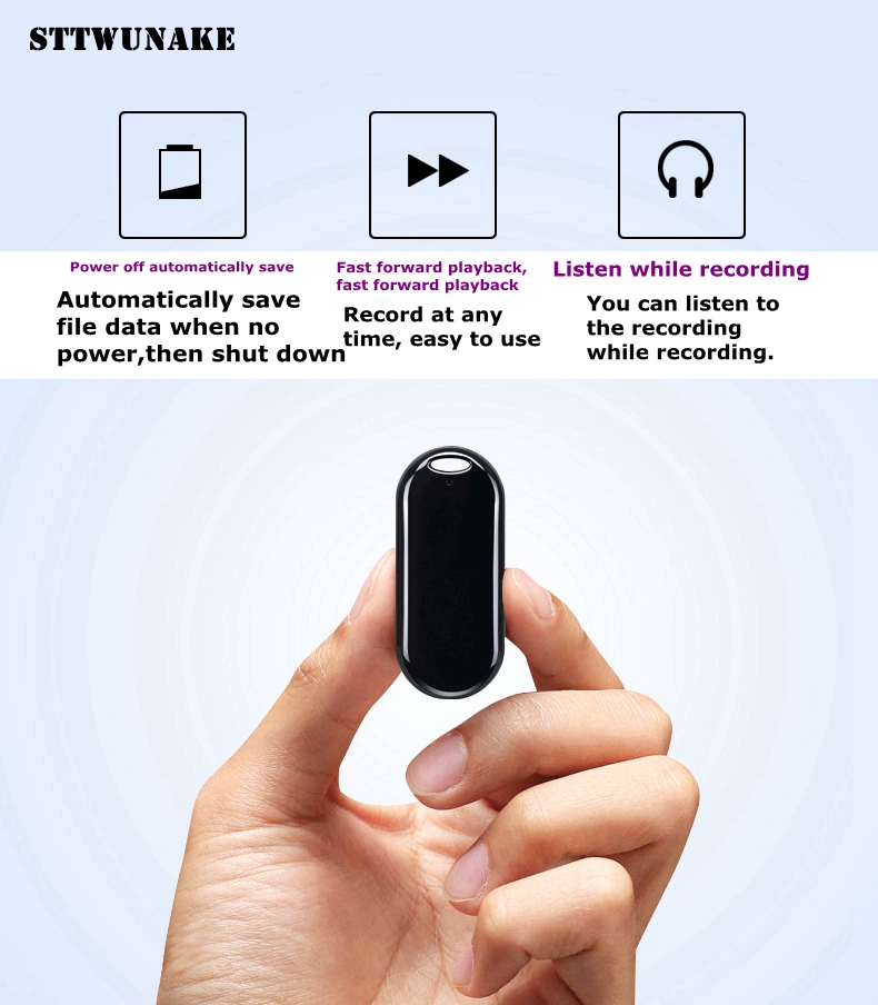 מקליט קול בגודל הכי קטן שיש