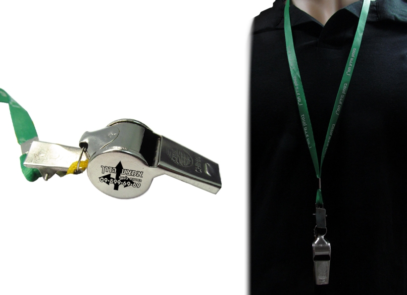 משרוקית מתכת | משרוקיות | הדפסות על מוצרים