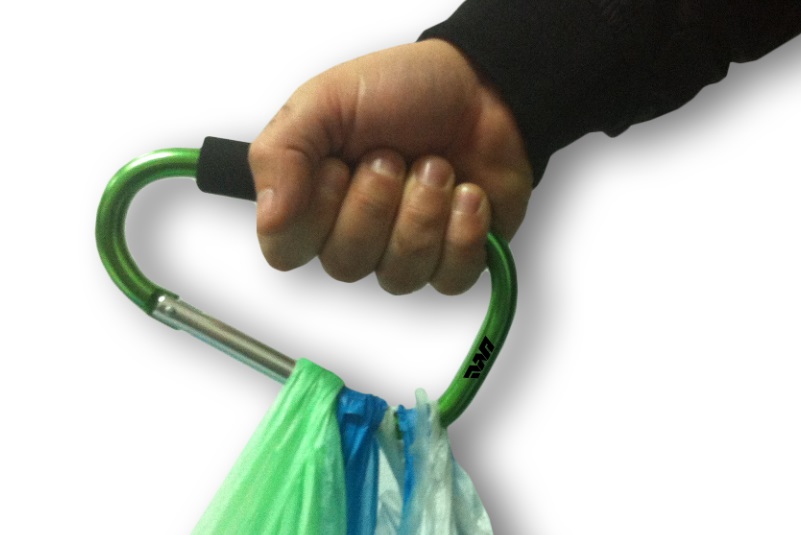 שאקל גדול לאחיזת שקיות נילון