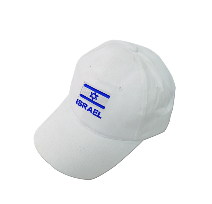 כובעים רקומים | כובע עם דגל ישראל 
