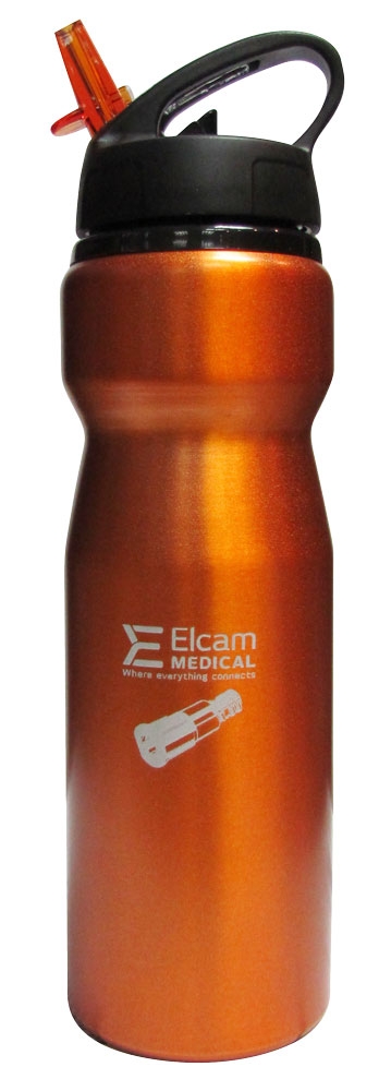 בקבוק אלומיניום עם חריטה