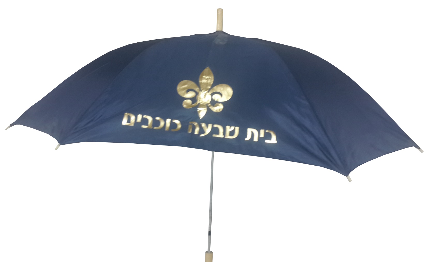 הדפס בזהב מבריק על מטריות