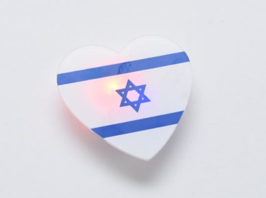 סיכות דגל ישראל עם תאורה