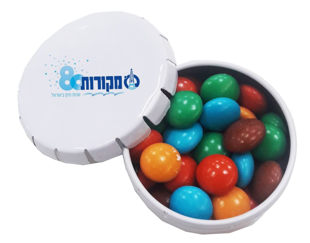 סוכריות בקופסה | קופסת סוכריות מיתוג צבעוני