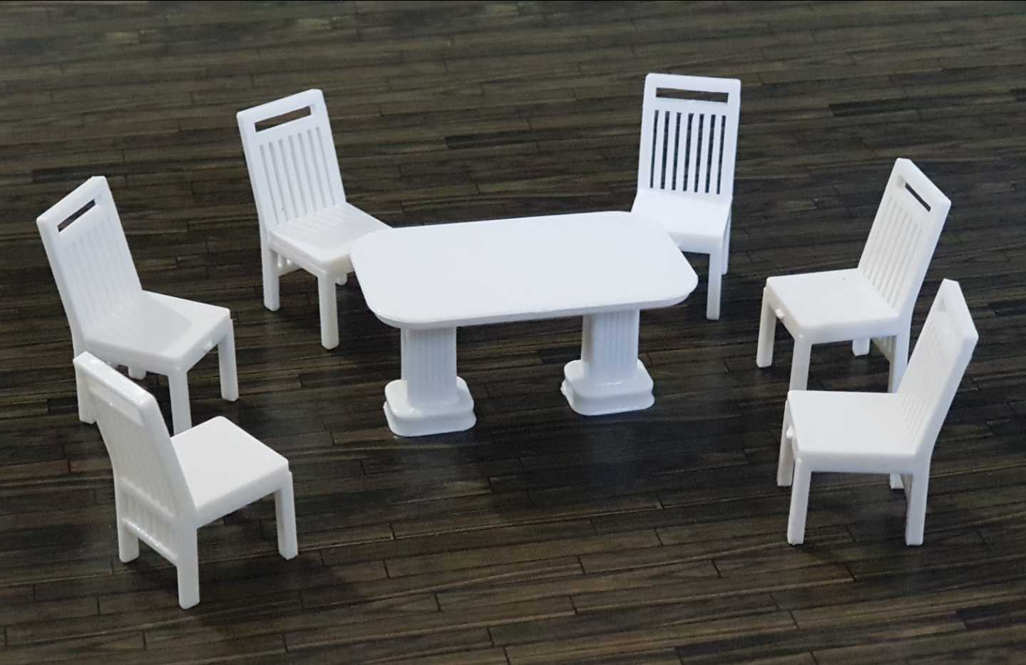 סט שולחן + 6 כסאות קנ
