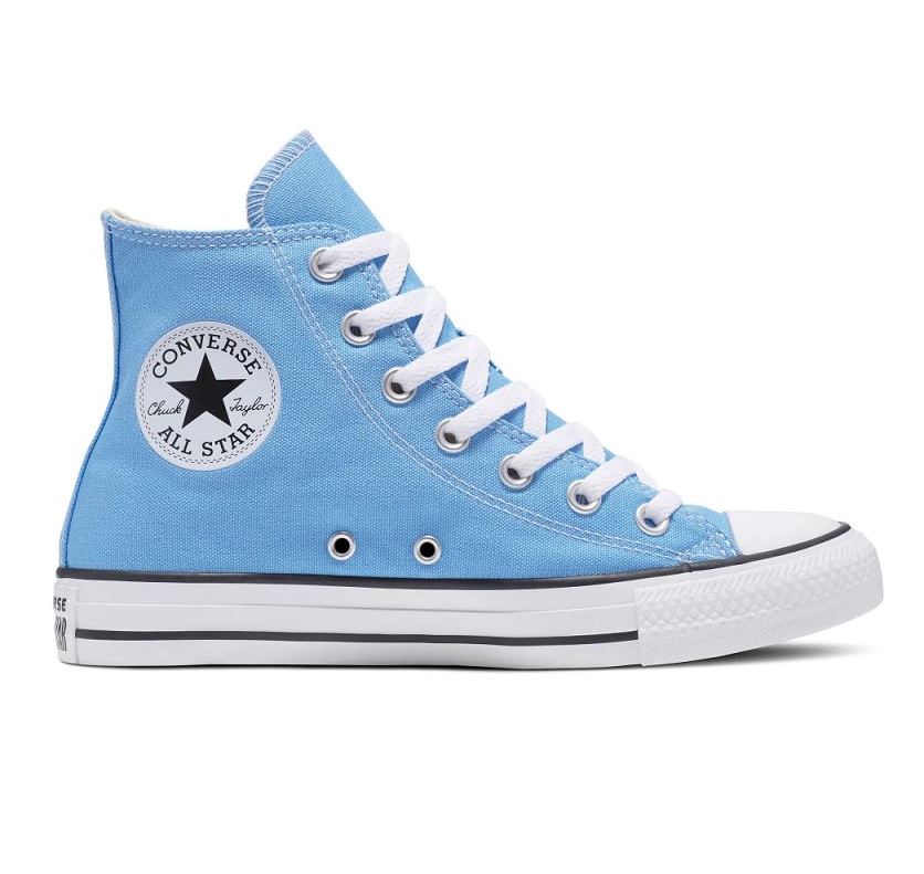 נעלי אולסטאר תכלת גבוה נשים | Converse Light Blue