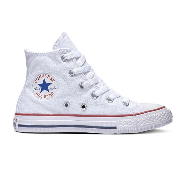 נעלי אולסטאר ילדים ילדות לבן גבוה | Converse Optical White