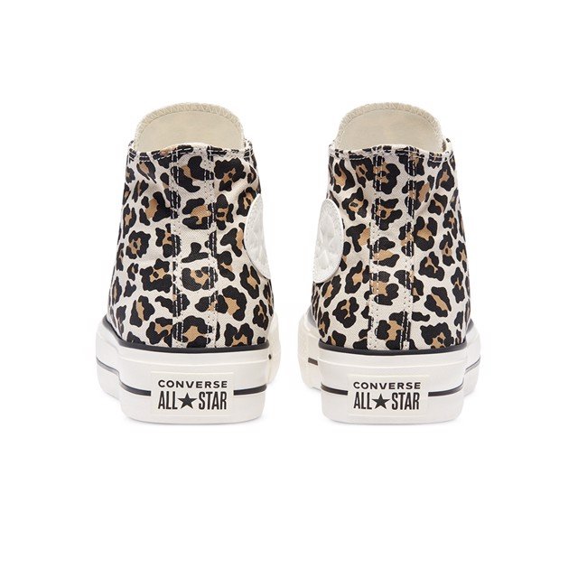 נעלי אולסטאר פלטפורמה מנומר גבוה נשים Converse Platform Leopard