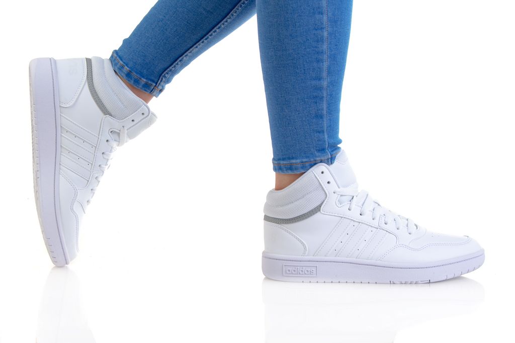 נעלי אדידס גבוהות נשים נוער ילדים | Adidas Hoops Mid