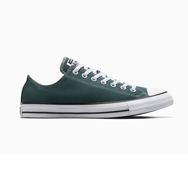 נעלי אולסטאר ירוק נמוכות נשים גברים | Converse Converse True Nature