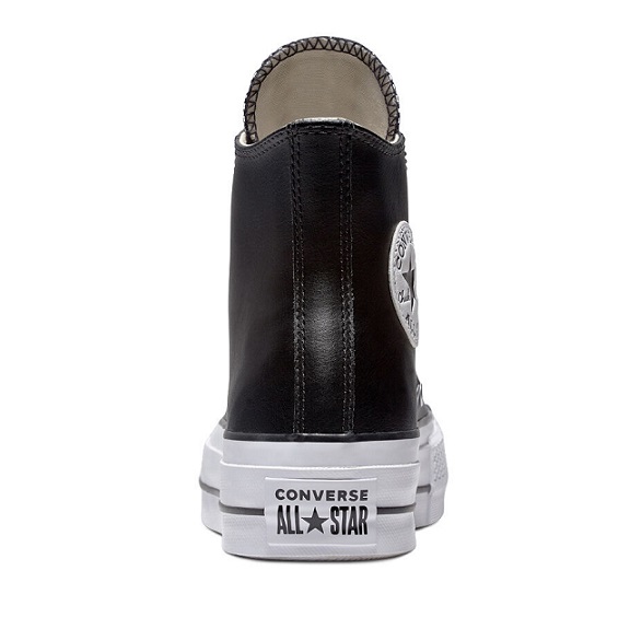 נעלי אולסטאר פלטפורמה עור גבוה נשים Converse Platform Leather High Top