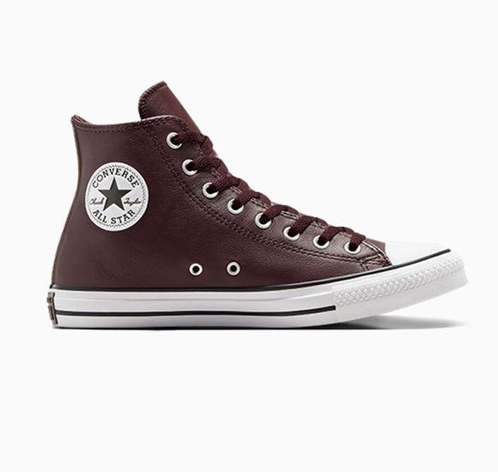 נעלי אולסטאר עור חומות גבוה גברים | Converse Bloodstone Leather