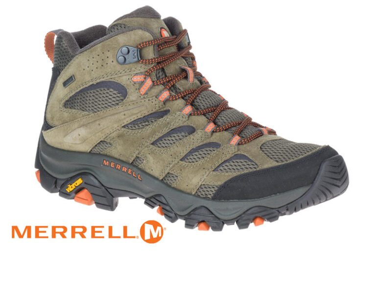נעלי מירל גבוהות טיולים עמיד במים גברים | Merrell Moab 3 Mid Gore-Tex