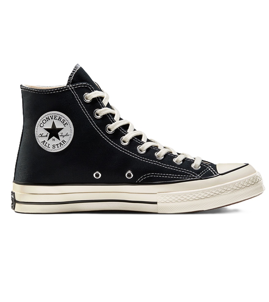 נעלי אולסטאר צאק 70 שחור גבוה נשים גברים | Converse Chuck 70 High
