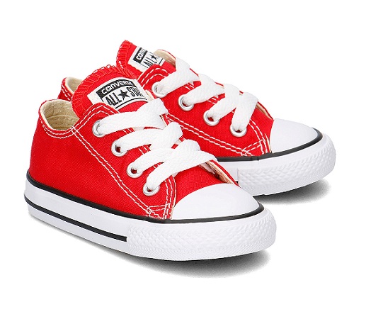 נעלי אולסטאר אדום תינוקות Converse Infant Red