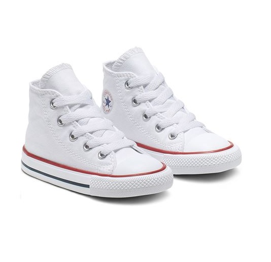 נעלי אולסטאר לבן גבוה תינוקות | Converse Infant Optical white