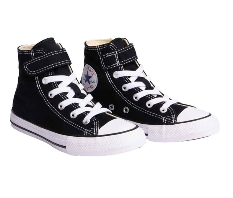 נעלי אולסטאר ילדים סקוץ גבוה שחור | Converse 1V Easy on Black