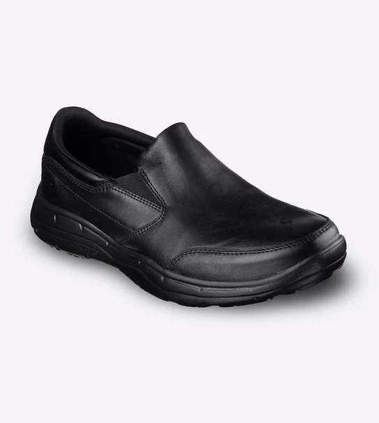 נעלי סליפ און עור סקצרס גברים | Skechers Relaxed Fit Glides Calculous