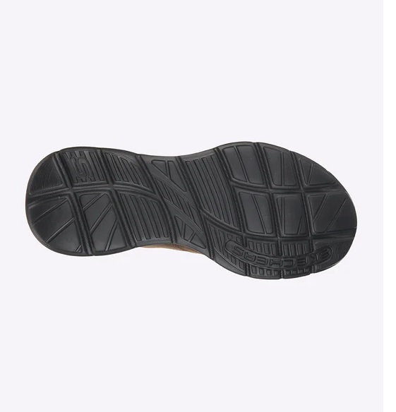 נעלי סליפ און עור סקצרס גברים | Skechers Relaxed Fit Glides Calculous 