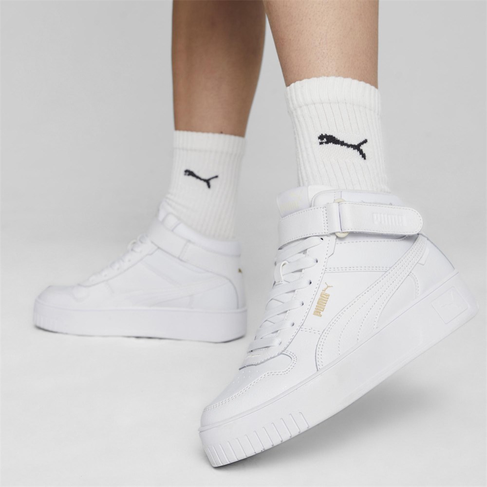 נעלי סניקרס גבוהות פומה נשים | Puma Carina Street Mid