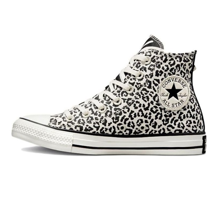 נעלי אולסטאר מנומרות גבוה נשים | Converse Leopard