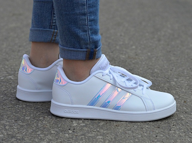 נעלי אדידס אופנה נשים נוער Adidas Grand Court
