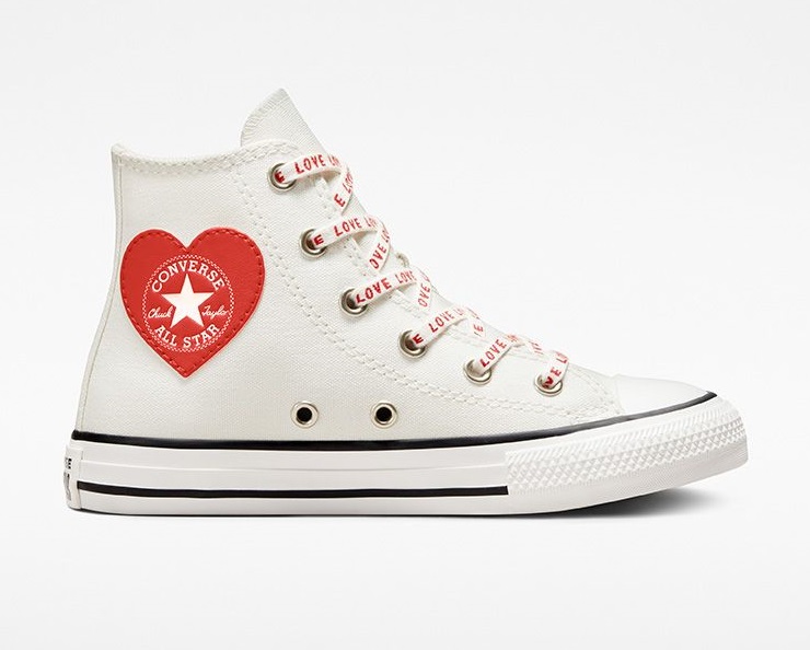 נעלי אולסטאר לבבות ילדות Converse Valentine's Day