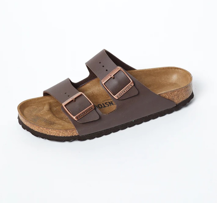 כפכף בירקנשטוק חום נשים גברים | Birkenstock Arizona Dark Brown