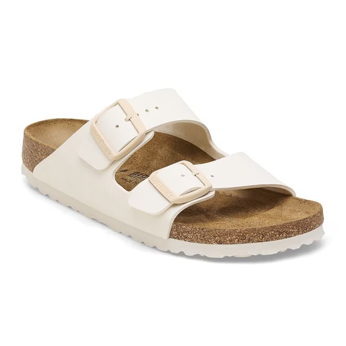 כפכף בירקנשטוק שמנת נשים | Birkenstock Arizona Birko-Flor Eggshell