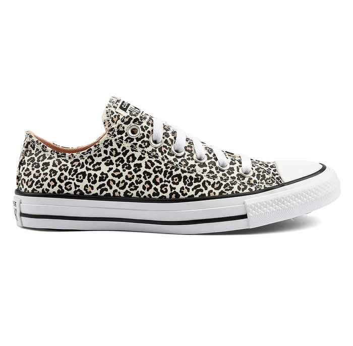 נעלי אולסטאר מנומרות נמוכות נשים | Converse Leopard