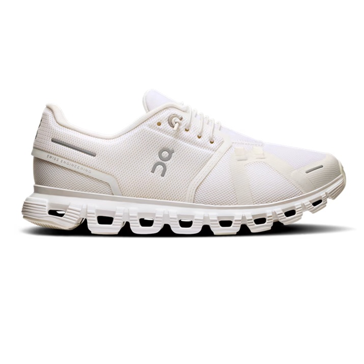 נעלי און קלאוד 6 לגברים | On Cloud 6 White/White
