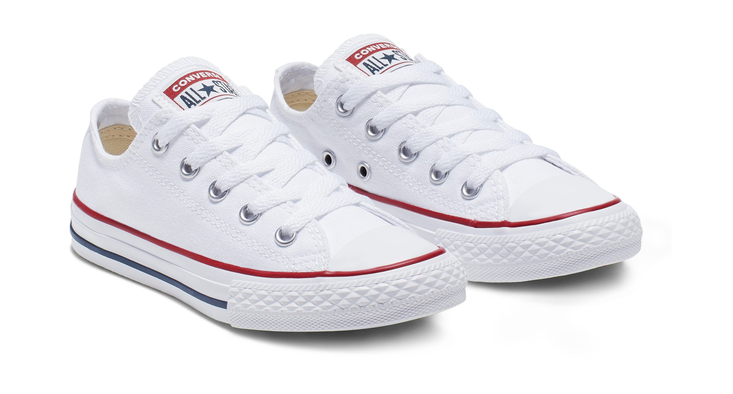 נעלי אולסטאר ילדים לבן נמוכות | Converse Optical White
