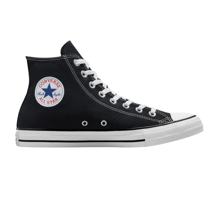 נעלי אולסטאר שחור גבוה נשים גברים | Converse black