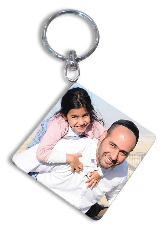 מחזיק מפתחות מעץ