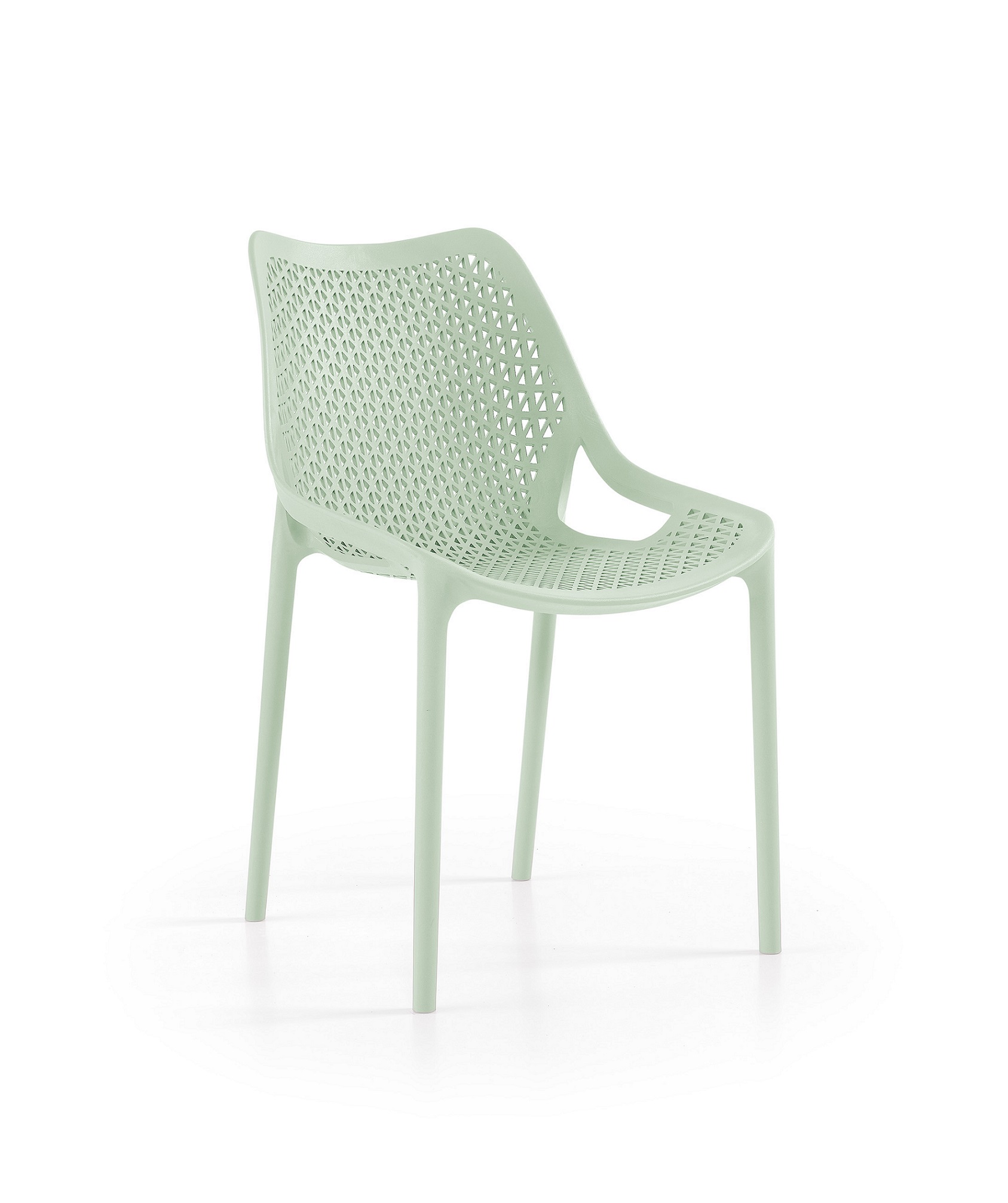 כסא פלסטיק דגם ELITE צבע פיסטוק
