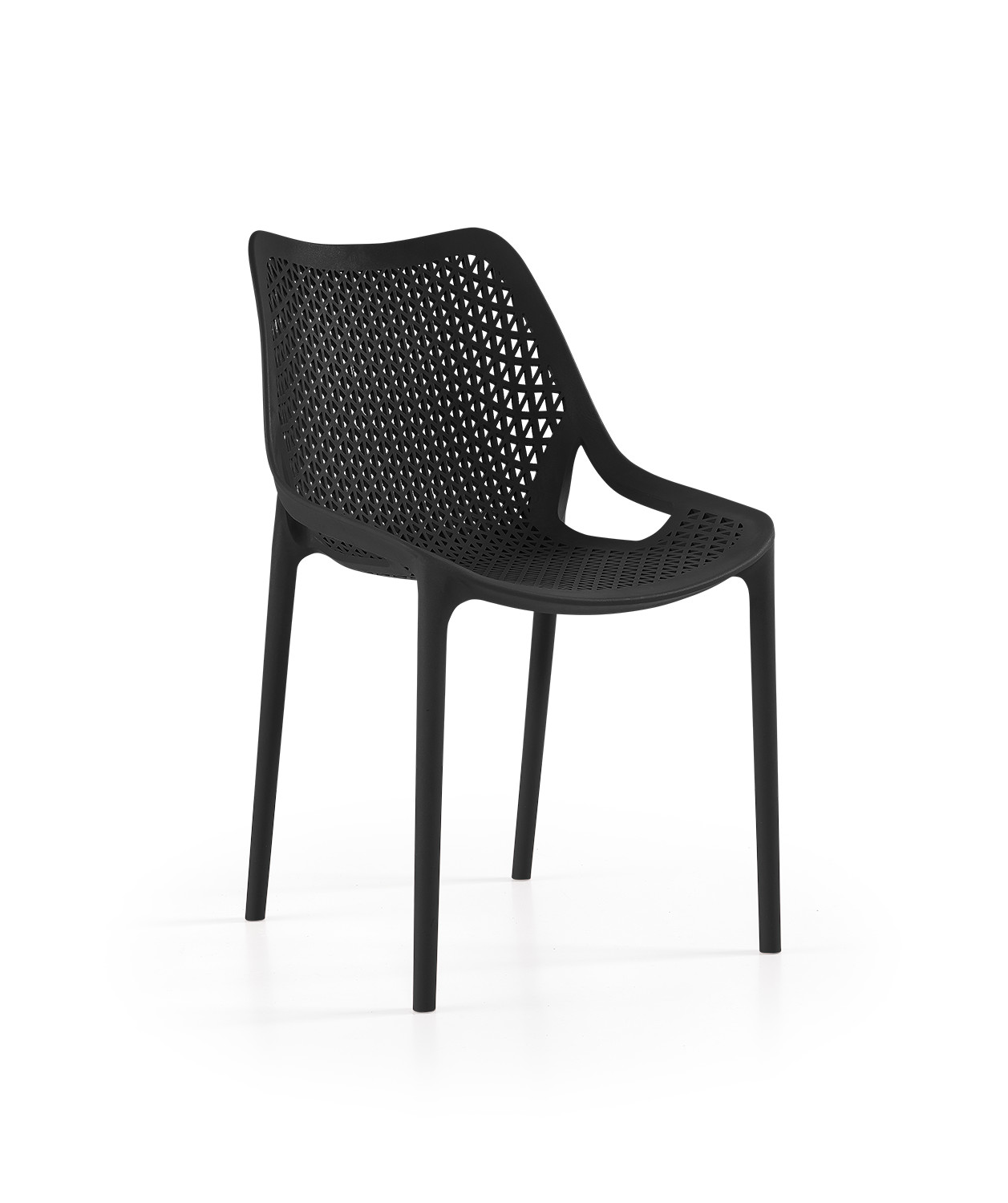 כסא פלסטיק דגם ELITE צבע שחור