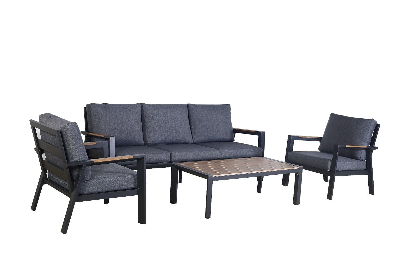 מערכת ישיבה תלת מאלומיניום דגם VIVALDI מגוון צבעים