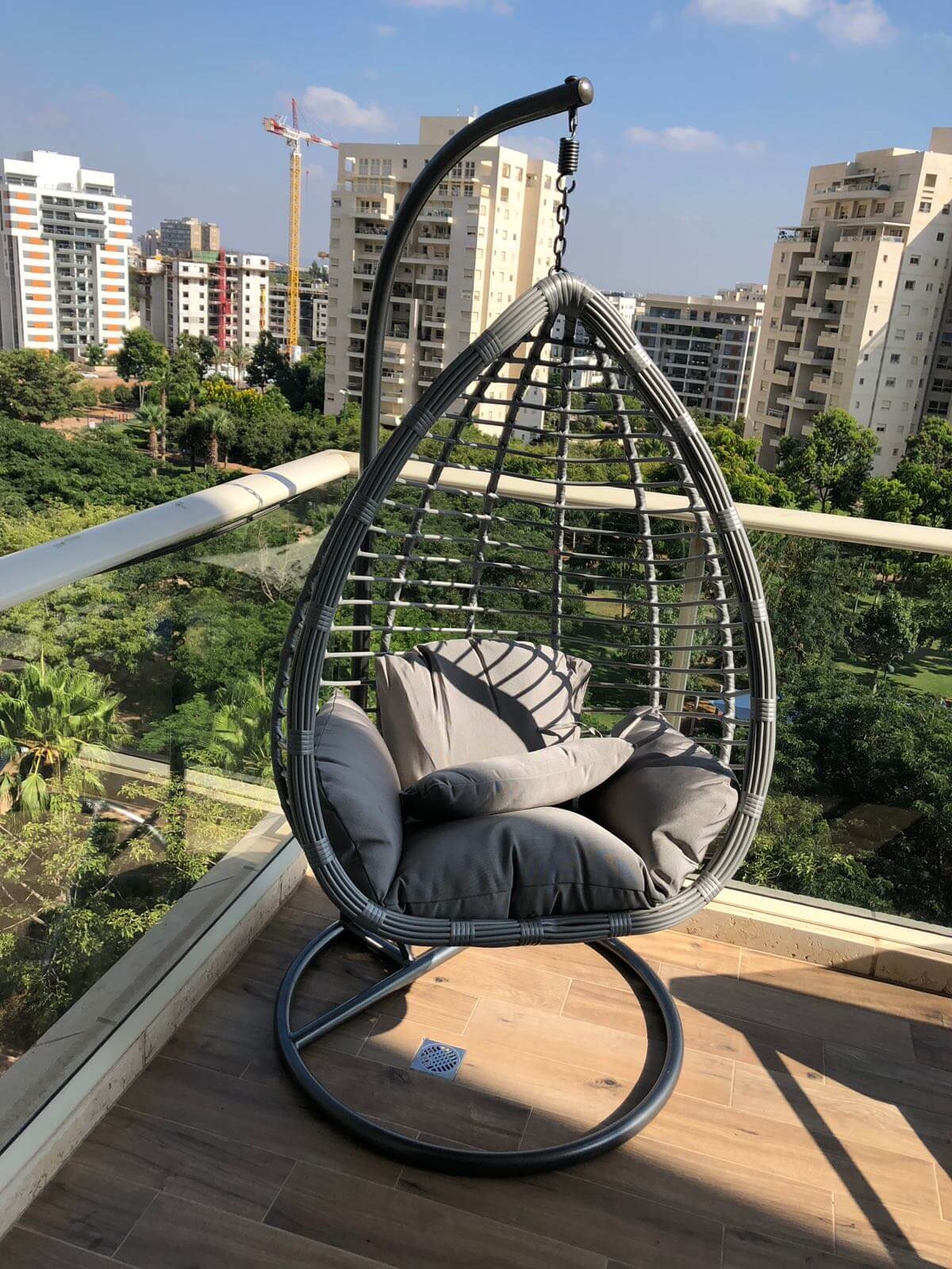 ערסל ביצה לגינה דגם עדן במגוון צבעים