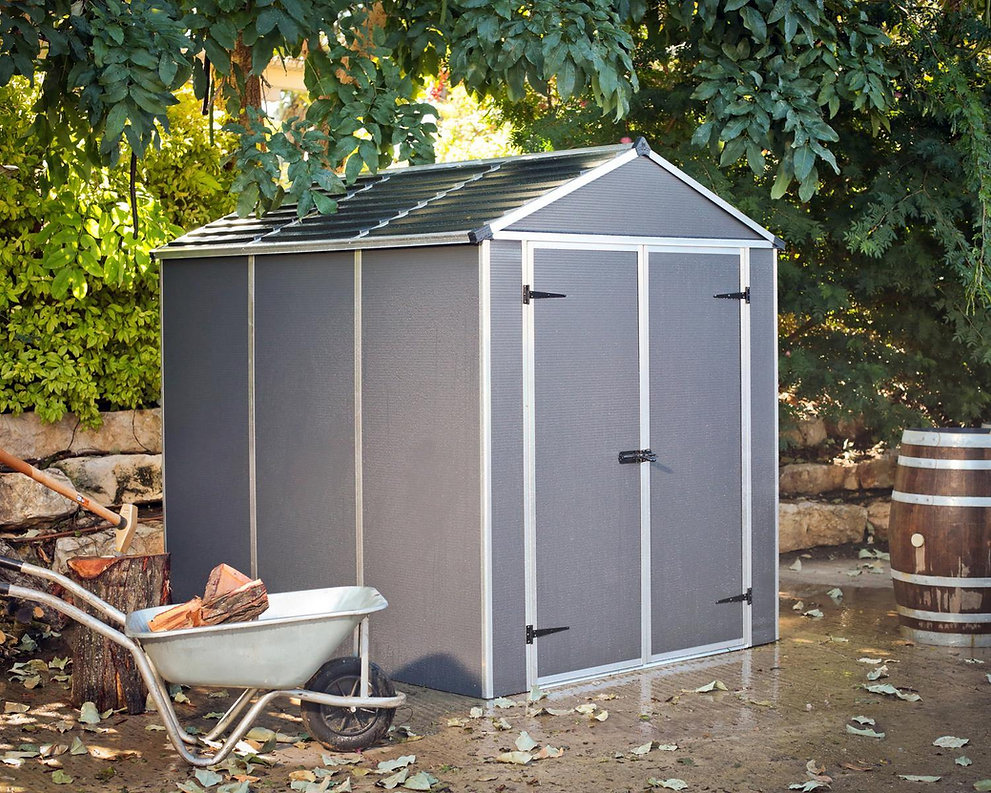 מחסן גינה Rubicon אפור כהה 1.9x2.3 