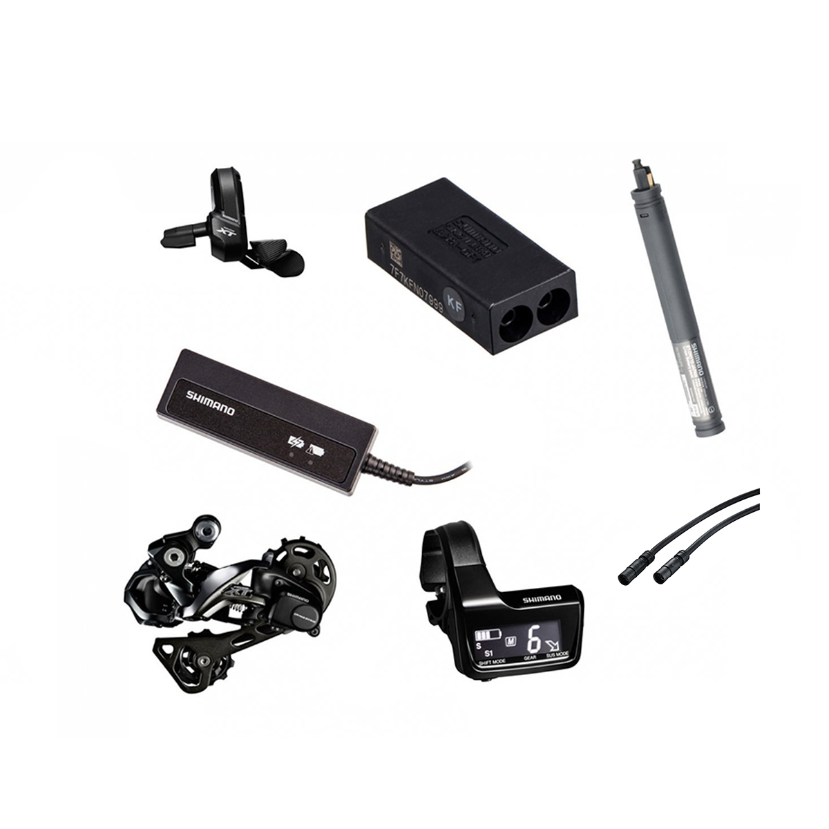 מערכת חשמלית Shimano (8050) XT DI2 Single Group