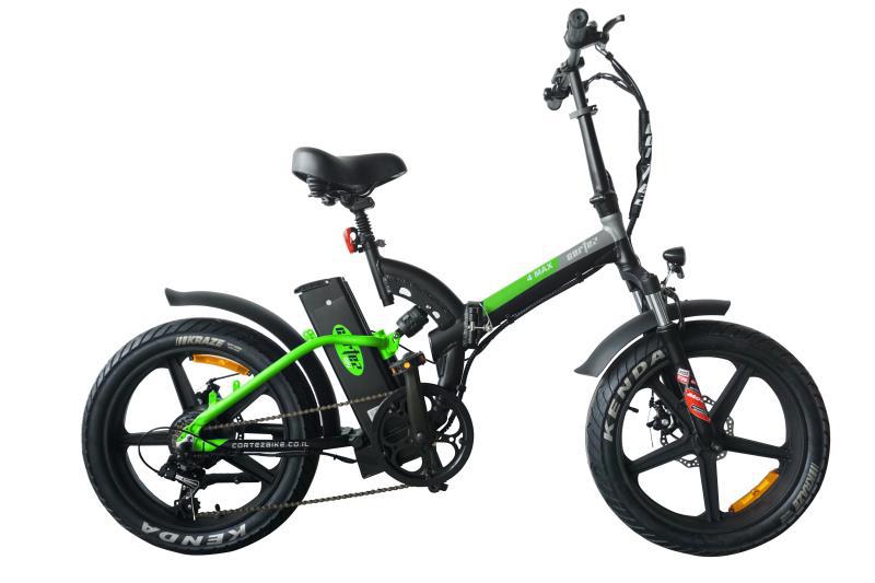  אופניים חשמליים קורטז שיכוך מלא 48 וולט, 13 אמפר Cortez 4MAX