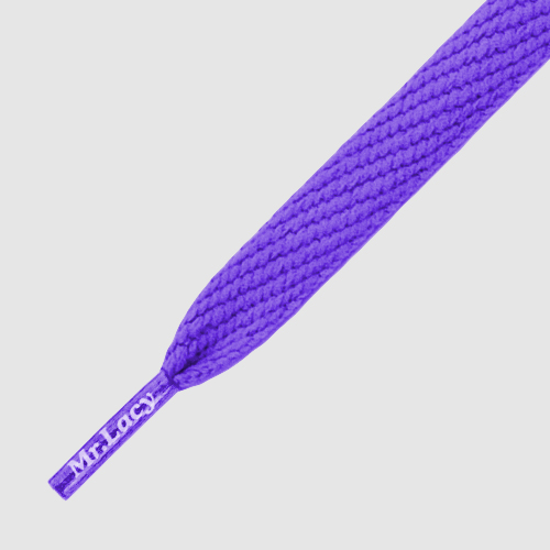 Flatties Violet - זוג שרוכים שטוחים בצבע סגול 130 ס