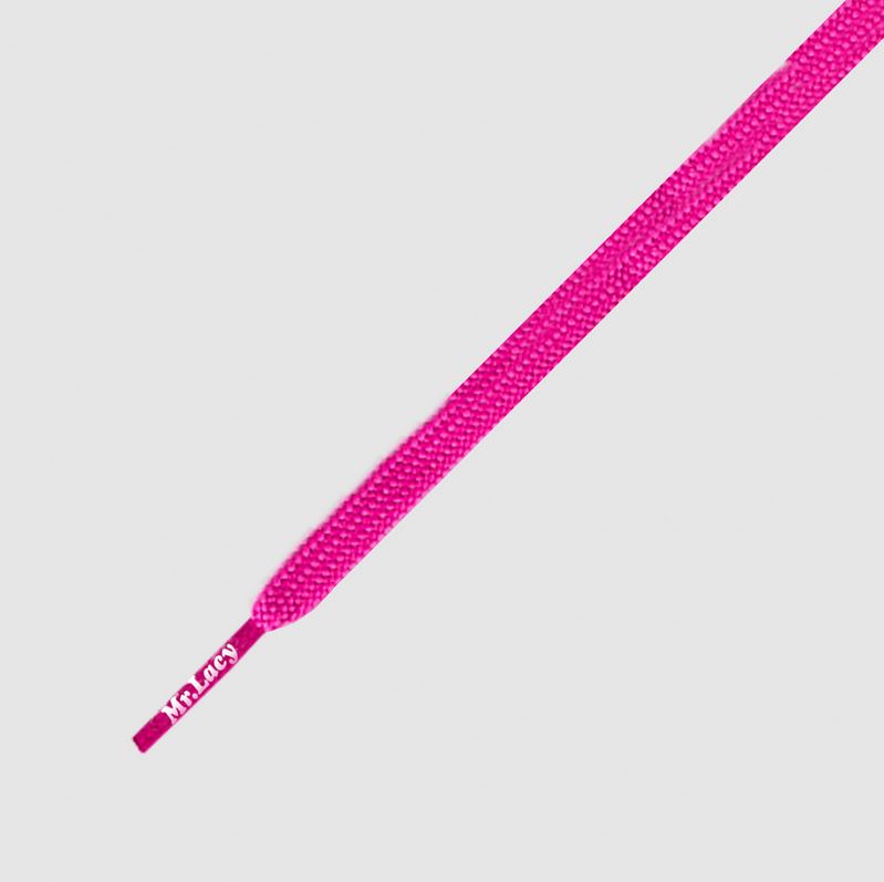 Runnies Flat Pink- זוג שרוכים שטוחים לנעלי ספורט בצבע ורוד 120 סמ
