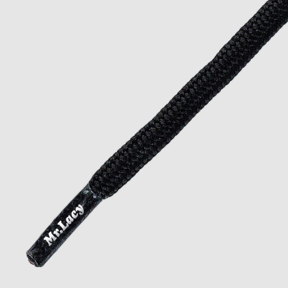 210 Hikies Round Black - זוג שרוכים עגולים בצבע שחור