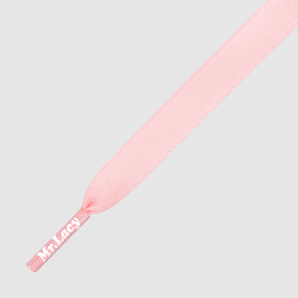 Silkies Pink - זוג שרוכי משי בצבע ורוד 120 ס